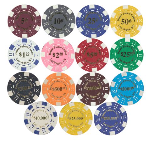 casino chip denominations